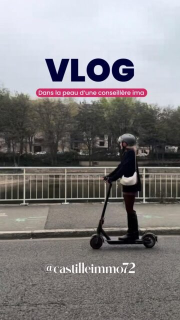 | VLOG 🎬 Une journée avec un agent @ima_immobilier72 

Et le 14 novembre, c’est @castilleimmo72 que nous avons suivi dans sa journée de conseillère en immobilier 🏠

Entre visites, rendez-vous d’estimation, rendu d’estimation ou encore tournage vidéo, découvrez un peu plus de notre quotidien 🤗

Alors, quelle est la prochaine personne que vous voulez voir dans ce format ? 

#vlog #immobilierlemans #projetimmobilier #lemans #achatimmobilier #vlogimmobilier #partage #agentimmobilier