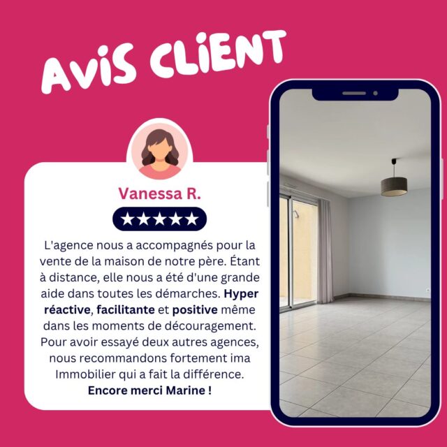 | Votre avis compte pour nous 🙏 |

Parce qu’un projet immobilier peut parfois être semé d’embûches, bien s’entourer fait toute la différence. 🏡
Choisir le bon agent immobilier, c’est s’assurer d’être accompagné, conseillé et rassuré à chaque étape. Merci à nos clients pour leur confiance et leur témoignage ! 💬

#avisclient #accompagnement #projetimmobilier #achatimmobilier
